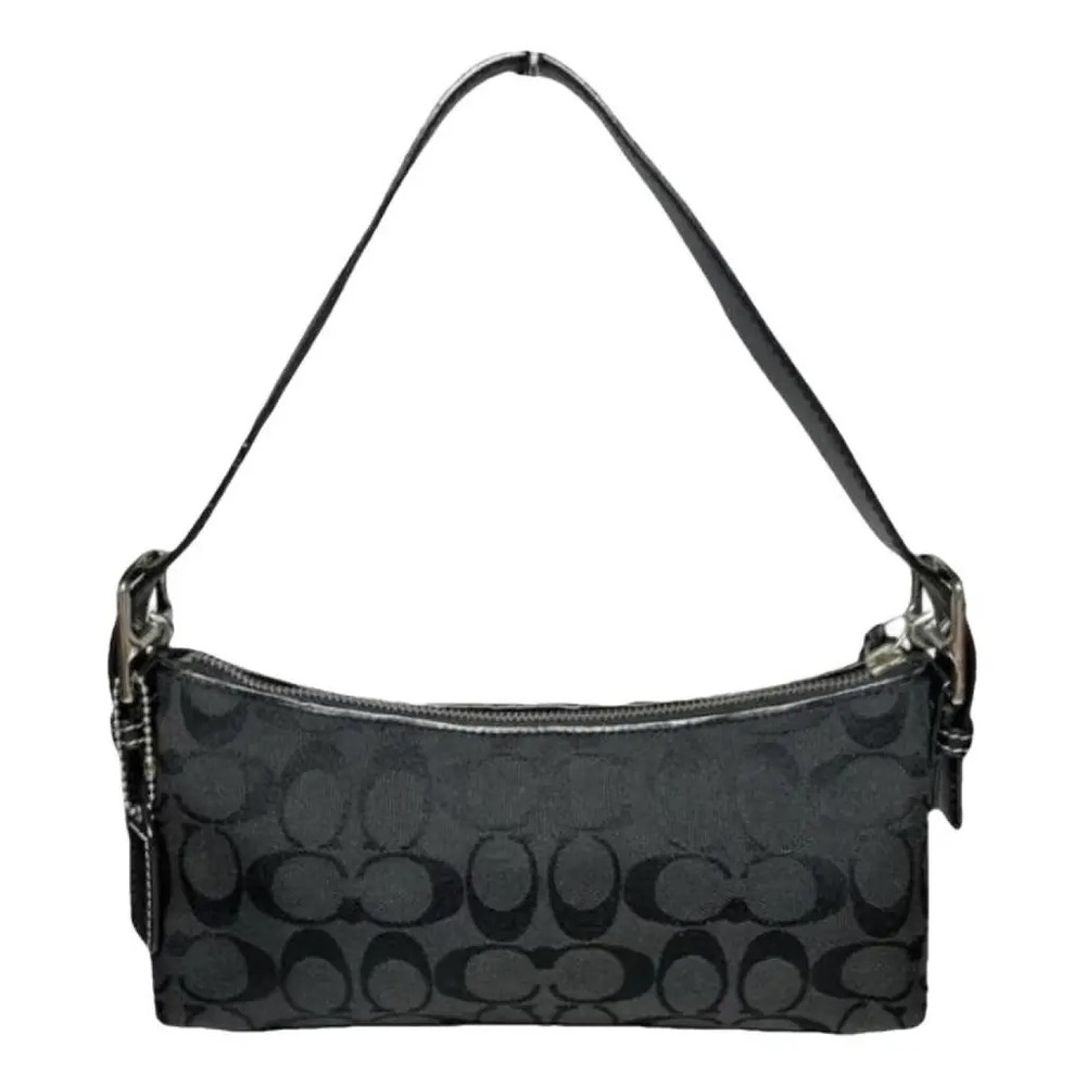 Black cloth Coach Bag
